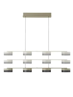 HELL LED Balkenpendel MESH sand /schwarz