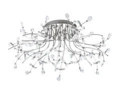 HELL LED Deckenlampe CRYSTAL chromfarbig