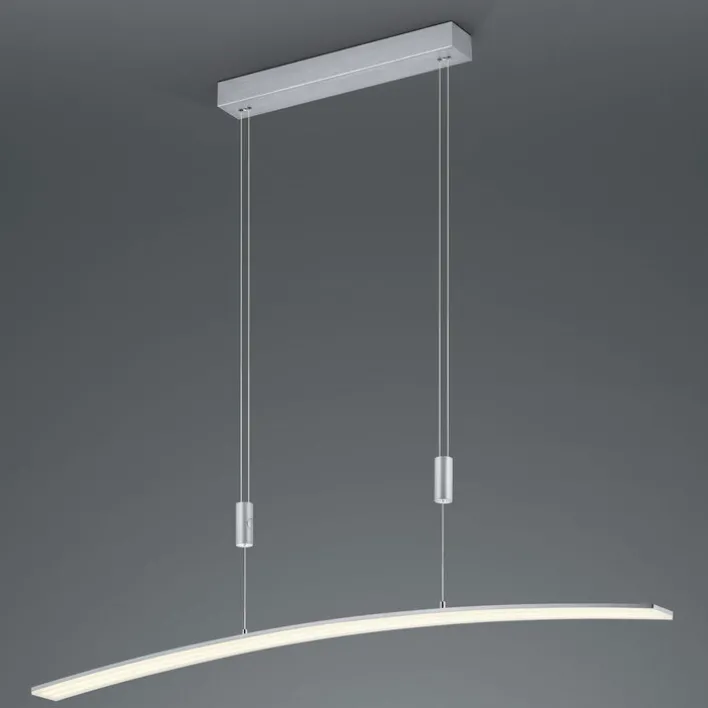 HELL LED Pendelleuchte NEW LOIRE 100 cm alufarbig