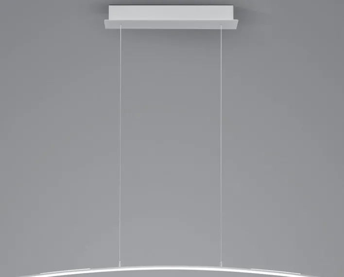 HELL LED Pendelleuchte SIRA130 cm alufarbig eloxiert