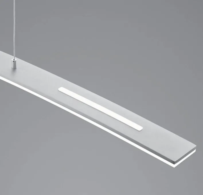 HELL LED Pendelleuchte SIRA130 cm alufarbig eloxiert
