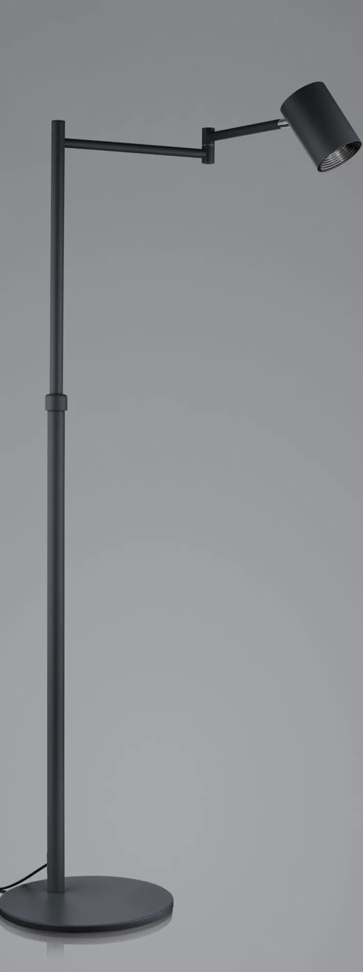 HELL LED Stehlampe PEPE 133 cm schwarz