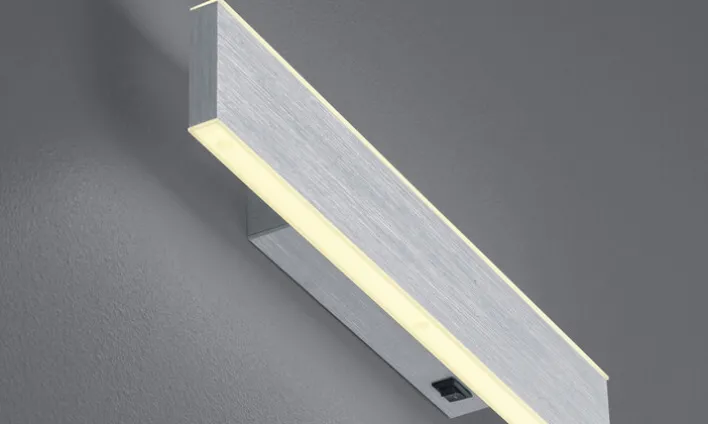 HELL LED Wandleuchte DELTA alufarbig eloxiert