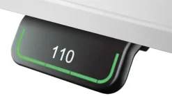 Höhenverstellbarer Schreibtisch 160 x 80 cm Weiß