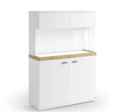 Highboard LANCASTER 100 x 145 cm Eiche Artisan