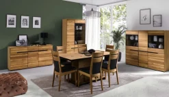 Highboard MILO 163 x 147 cm Eiche teilmassiv