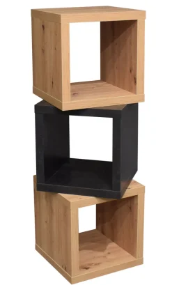 Hängeregal AARON 40 x 40 cm Eiche