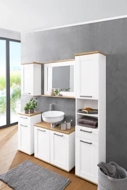 Hängeschrank CASA 38 x 70 cm braun/ weiß