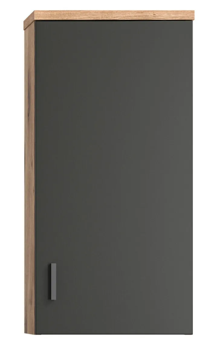 Hängeschrank GRADO 37 x 75 cm Eiche/ Grau