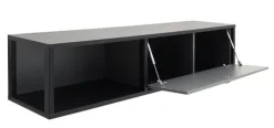 Hängeschrank LUXOR 156 x 34 cm Royal grau/ anthrazit
