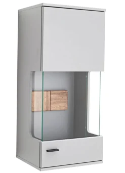 Hängevitrine TREY grau/ braun