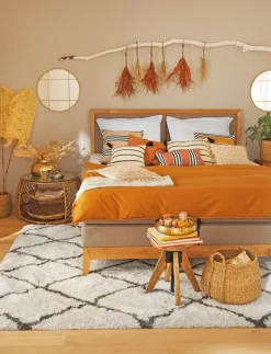 Hochflorteppich FLOKI MARROKKO 60 x 90 cm beige