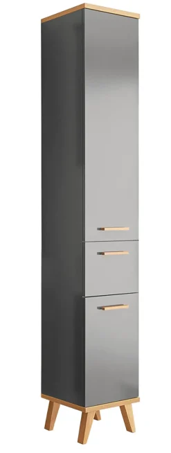 Hochschrank GLOW Riviera Eiche Nachbildung ca. 35,5 x 205 x 33 cm