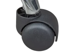 Hocker DIETER schwarz 33 x 50-66 x 33 cm