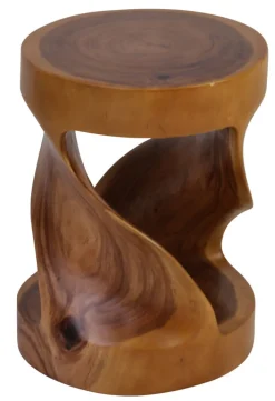 Hocker rund Suarholz massiv