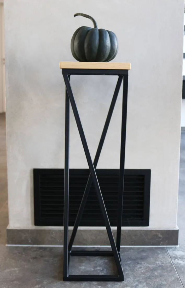 holz4home Blumenständer 21 x 70 cm Eiche geölt