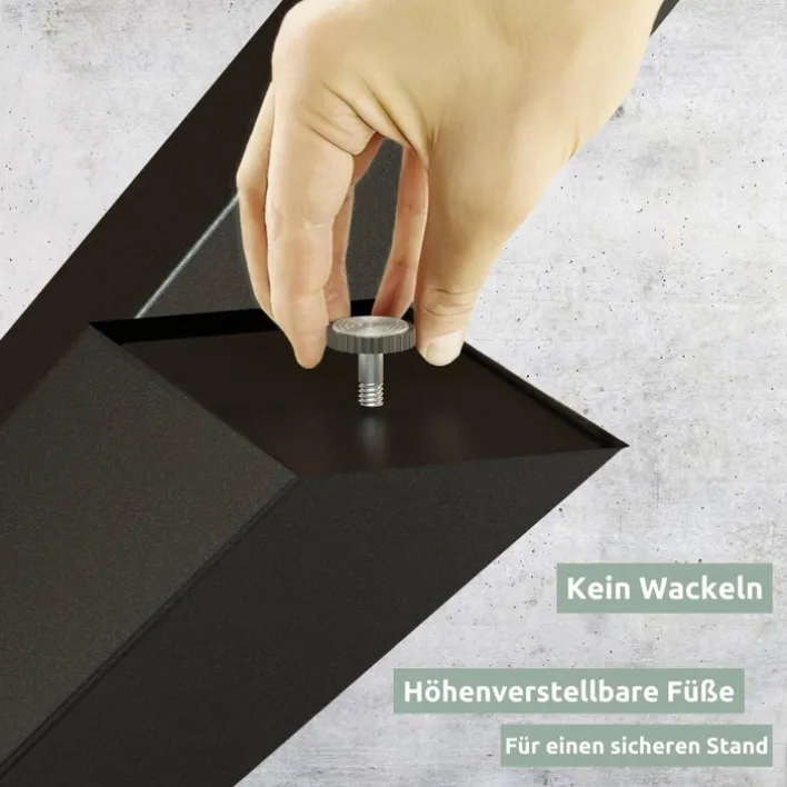 holz4home Esstisch 200 x 100 cm Eiche massiv mit Baumkante