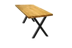 holz4home Esstisch 180 x 100 cm Eiche Massiv