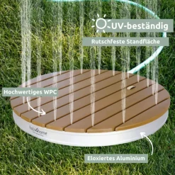 holz4home Gartendusche FLOOR 71 cm WPC