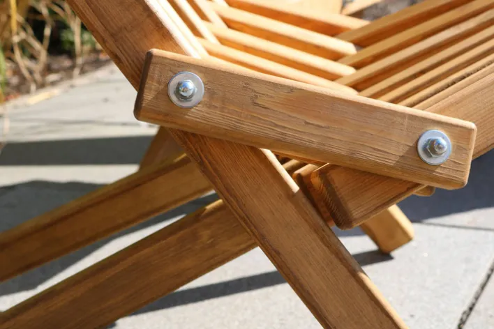 holz4home Outdoor Loungestuhl SKANDI naturfarbig