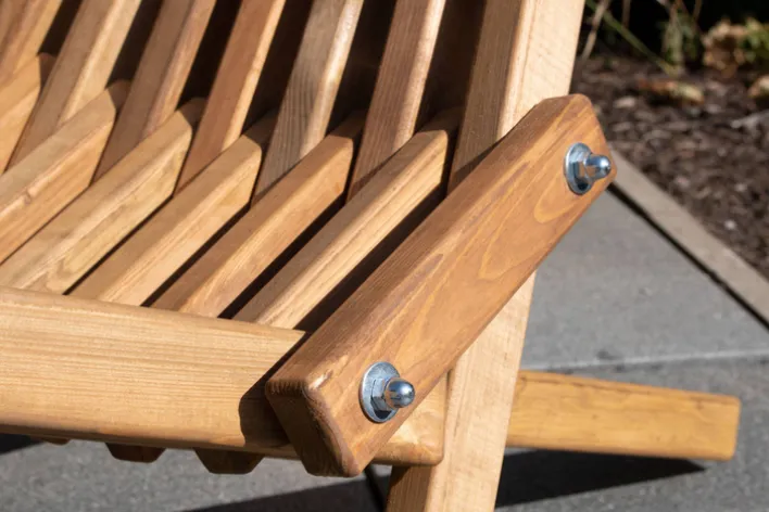 holz4home Outdoor Loungestuhl SKANDI naturfarbig