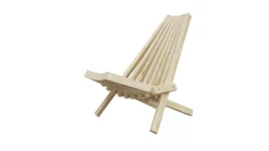 holz4home Outdoor Loungestuhl SKANDI naturfarbig