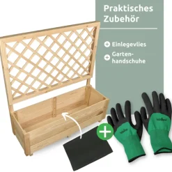 holz4home Pflanzkasten SPALIER 98 x 34 cm Kiefernholz