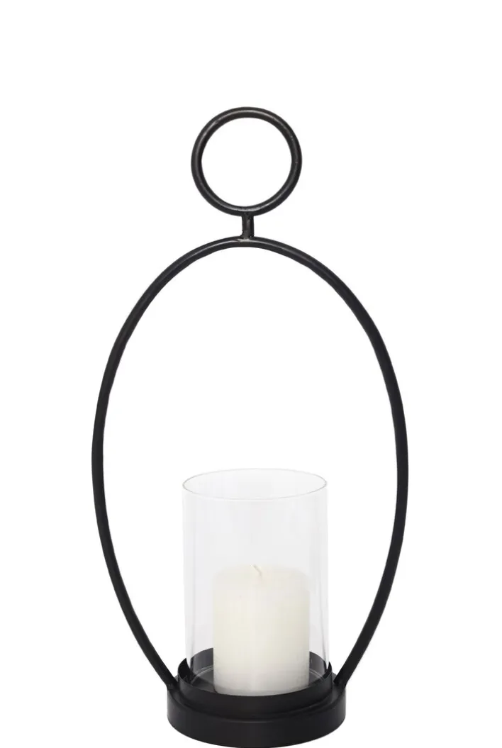 HOUSE OF NATURE Windlicht ANTAU 36 cm Metall /klar