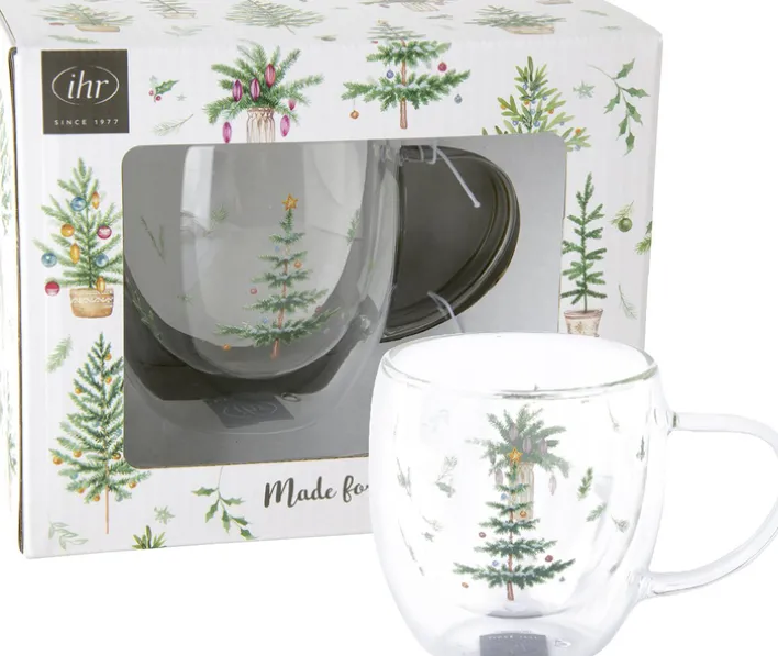 ihr Teeglas FESTIVE HOLIDAYS Glas 85 x 85 x 9 cm Grün