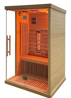 Infrarotsauna SUNRISE M 120x190x105 cm braun