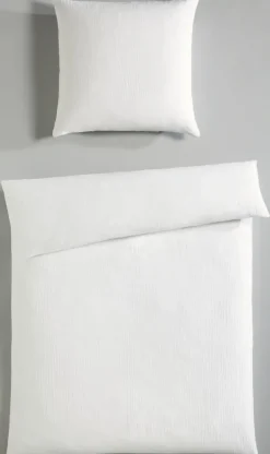 INSPIRATION HOME Musselin-Bettwäsche 135 x 200 cm weiß