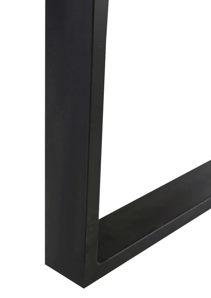 INTERhome Esstisch BARNEY 160 x 90 cm Mango Massivholz/schwarz