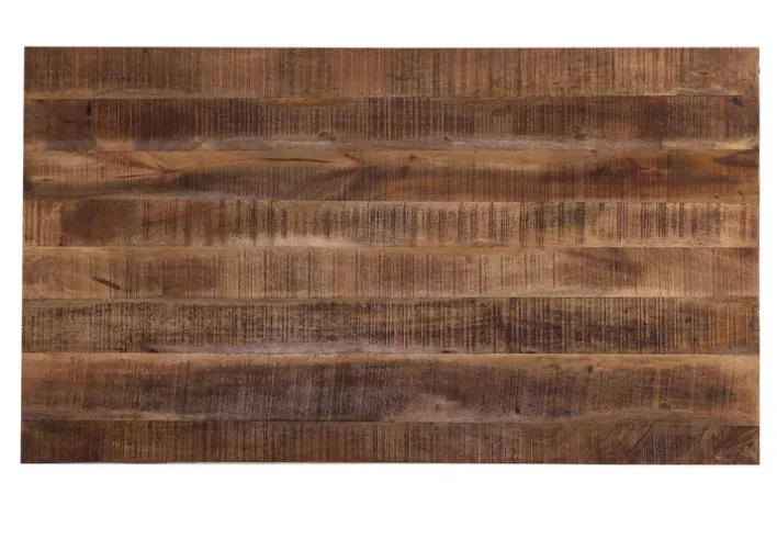 INTERhome Esstisch BARNEY 160 x 90 cm Mango Massivholz/schwarz