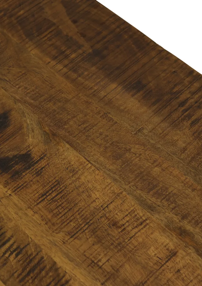 INTERhome Lowboard BARNEY 160 x 50 cm Mango Massivholz/schwarz