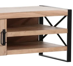 INTERhome Lowboard UPTOWN 130 x 46 x 52 cm Akazie massiv/ schwarz