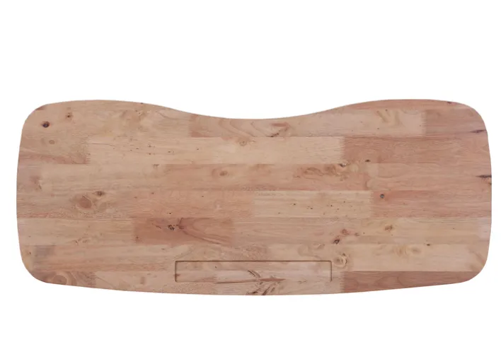 INTERhome Schreibtisch RUBBY 120 x 50 cm Rubberwood massiv