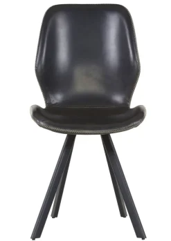 INTERhome Stuhl SOFT Stoffbezug schwarz