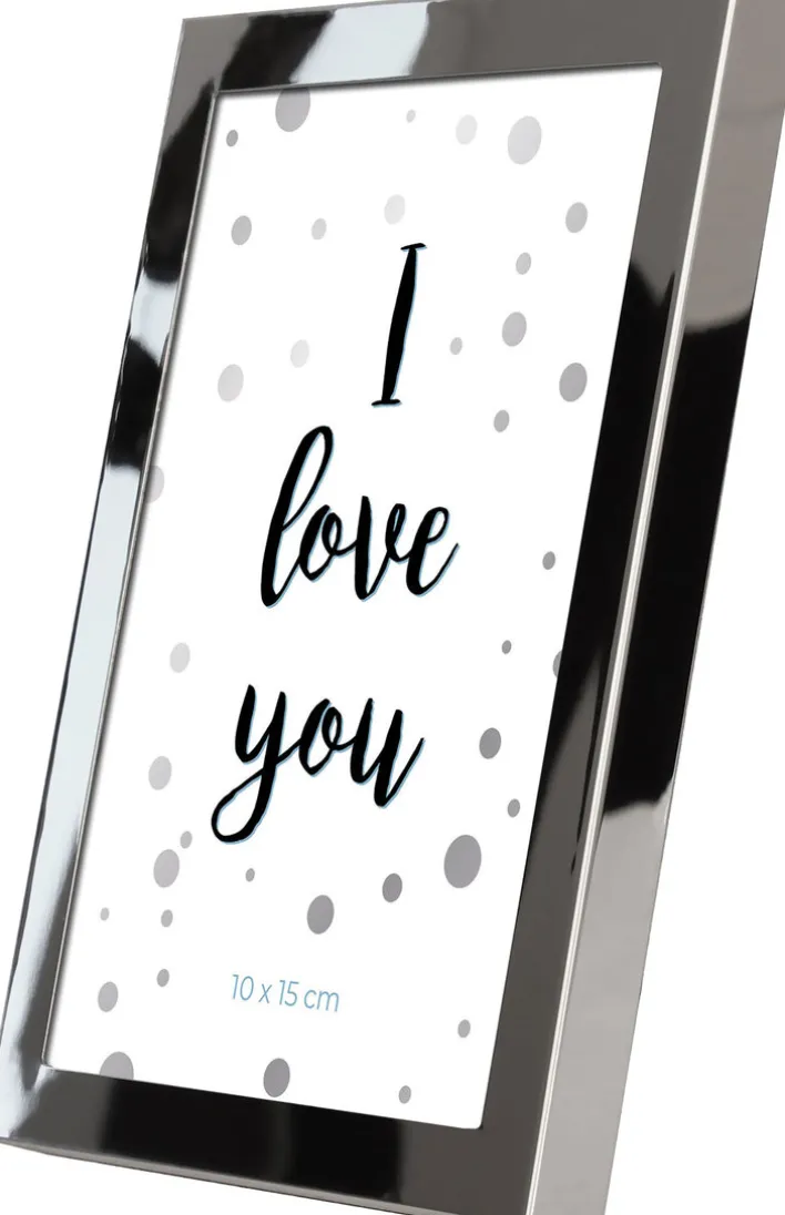 INTERTRADING Bilderrahmen COLORADO 16,5 x 12,5 cm Metall silberfarbig