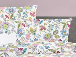 irisette Mako-Satin-Bettwäsche CORADO 135 x 200 cm mehrfarbig