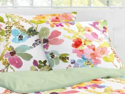 irisette Mako-Satin-Bettwäsche JUWEL-K 135 x 200 cm mehrfarbig