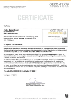 Janine Mako-Satin-Bettwäsche MODERNCLASSIC 135 x 200 cm blau