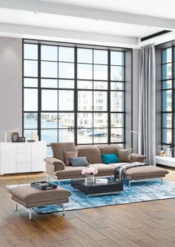 JOOP! Ecksofa STUDIO 296 x 197 cm stone