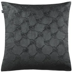 JOOP! Kissenhülle J-VELVETY 45 x 45 cm schwarz/grau