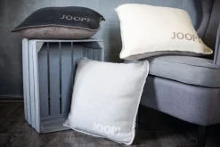 JOOP! Kissenhülle UNI DOUBLEFACE 50 x 50 cm grau