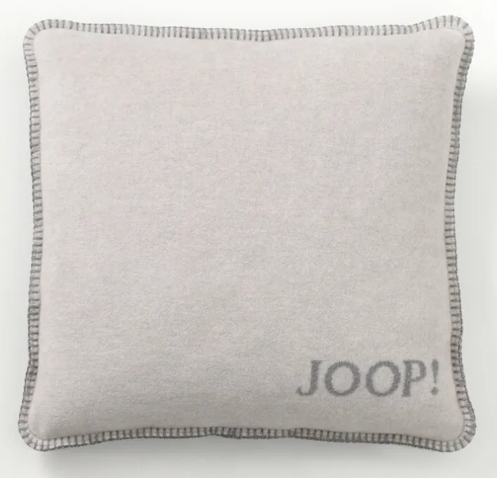 JOOP! Kissenhülle UNI DOUBLEFACE 50 x 50 cm grau