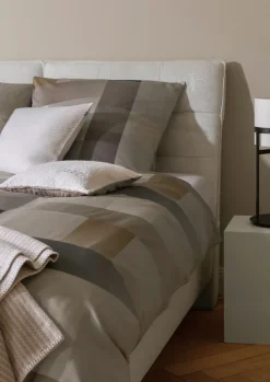 JOOP! Mako-Satin-Bettwäsche LIGHTS 135 x 200 cm sand