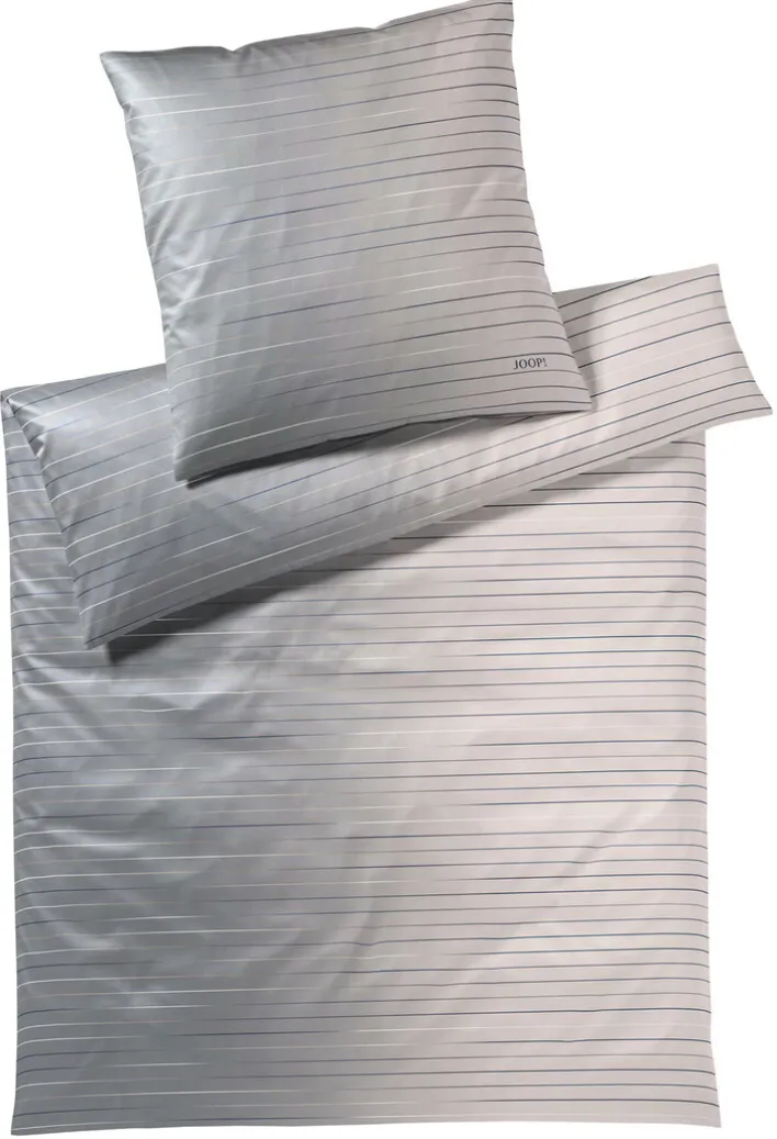 JOOP! Mako-Satin-Bettwäsche MOVE 200 x 200 cm stone