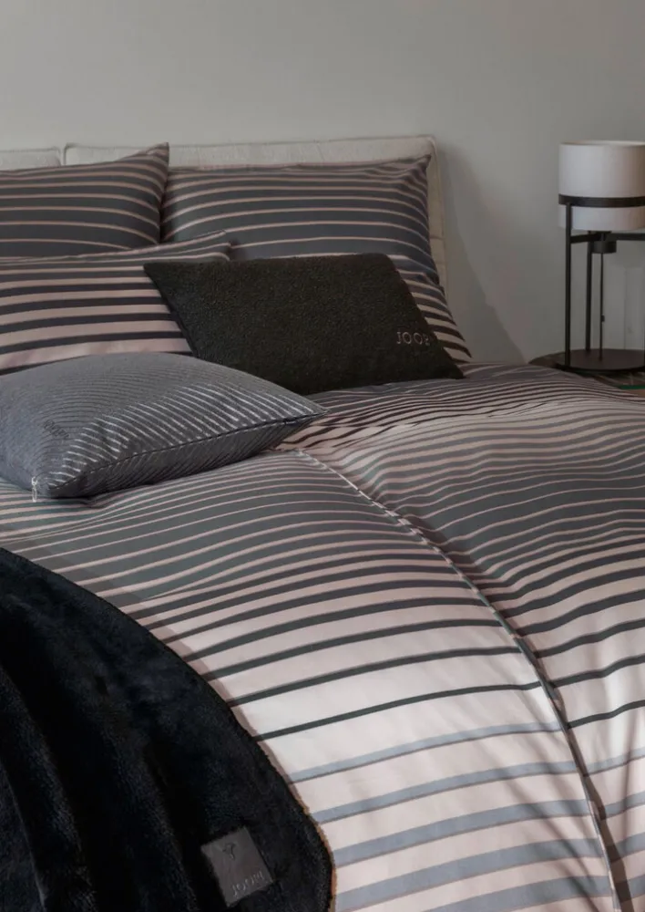 JOOP! Mako-Satin-Bettwäsche SHUTTER 135 x 200 cm stone