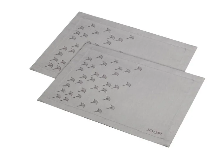 JOOP! Platzset FADED CORNFLOWER 2er Set platin