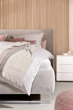 JOOP! Polsterbett BEDSYSTEM 180 x 200 cm grau/ beige